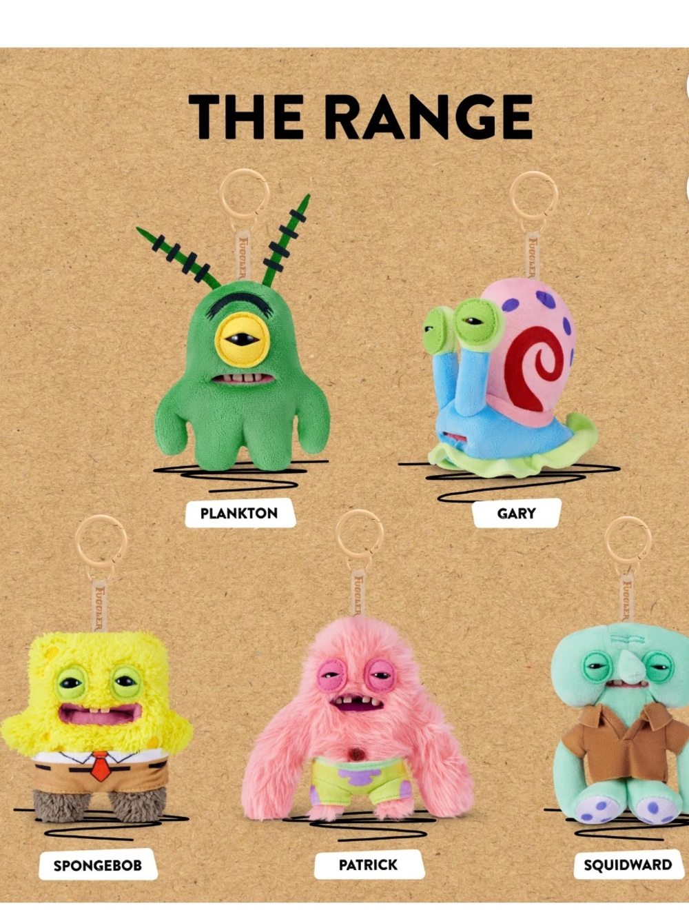 Fuggler X SpongeBob - Squidward - bag charm - Picture 5 of 6